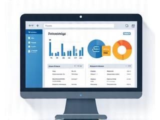 Illustration of a dashboard for internal company tools