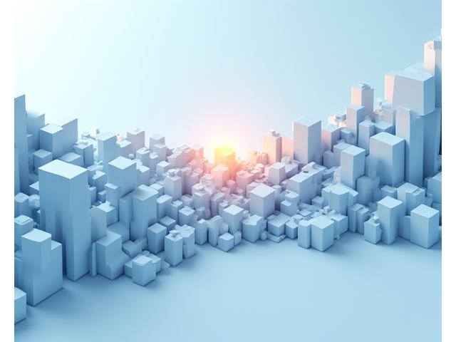 Complex organizational chart transforming into a streamlined, agile structure
