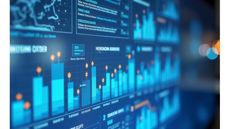 Dashboard visualizing key performance indicators for restructuring success