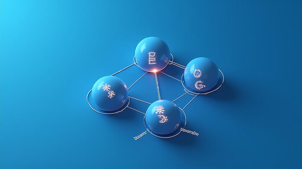 An intricate diagram illustrating the interconnected nature of Environmental, Social, and Governance factors within a unified business strategy.